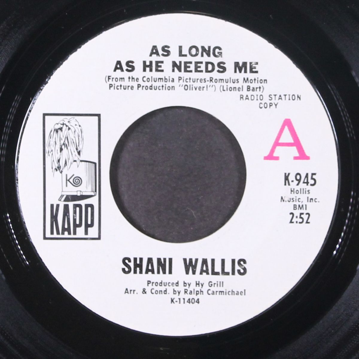 as long as he needs me / where is love? by SHANI WALLIS