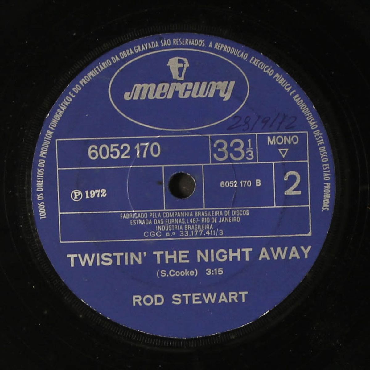 twistin' the night away / you wear it well by ROD STEWART