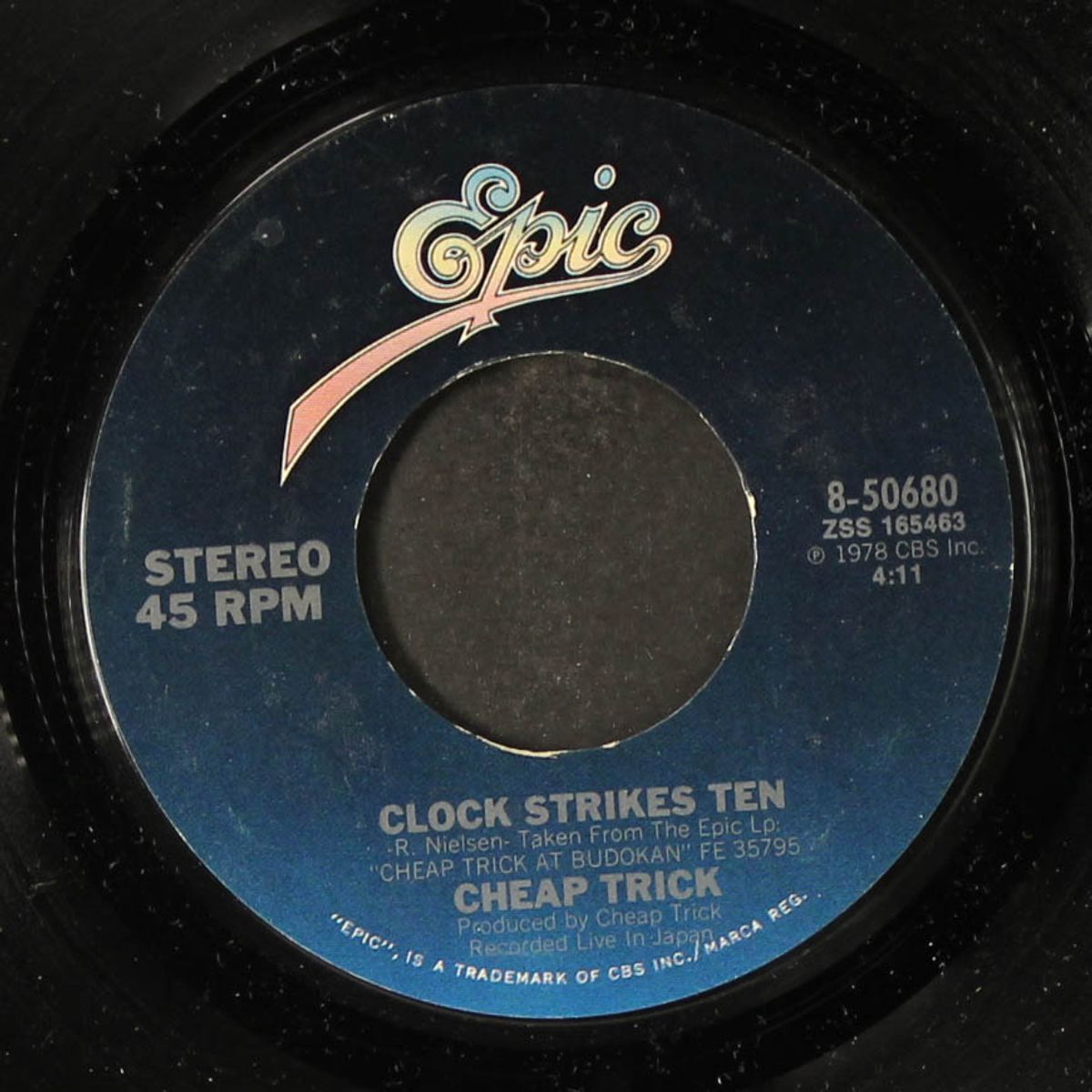 i want you to want me / clock strikes ten by CHEAP TRICK