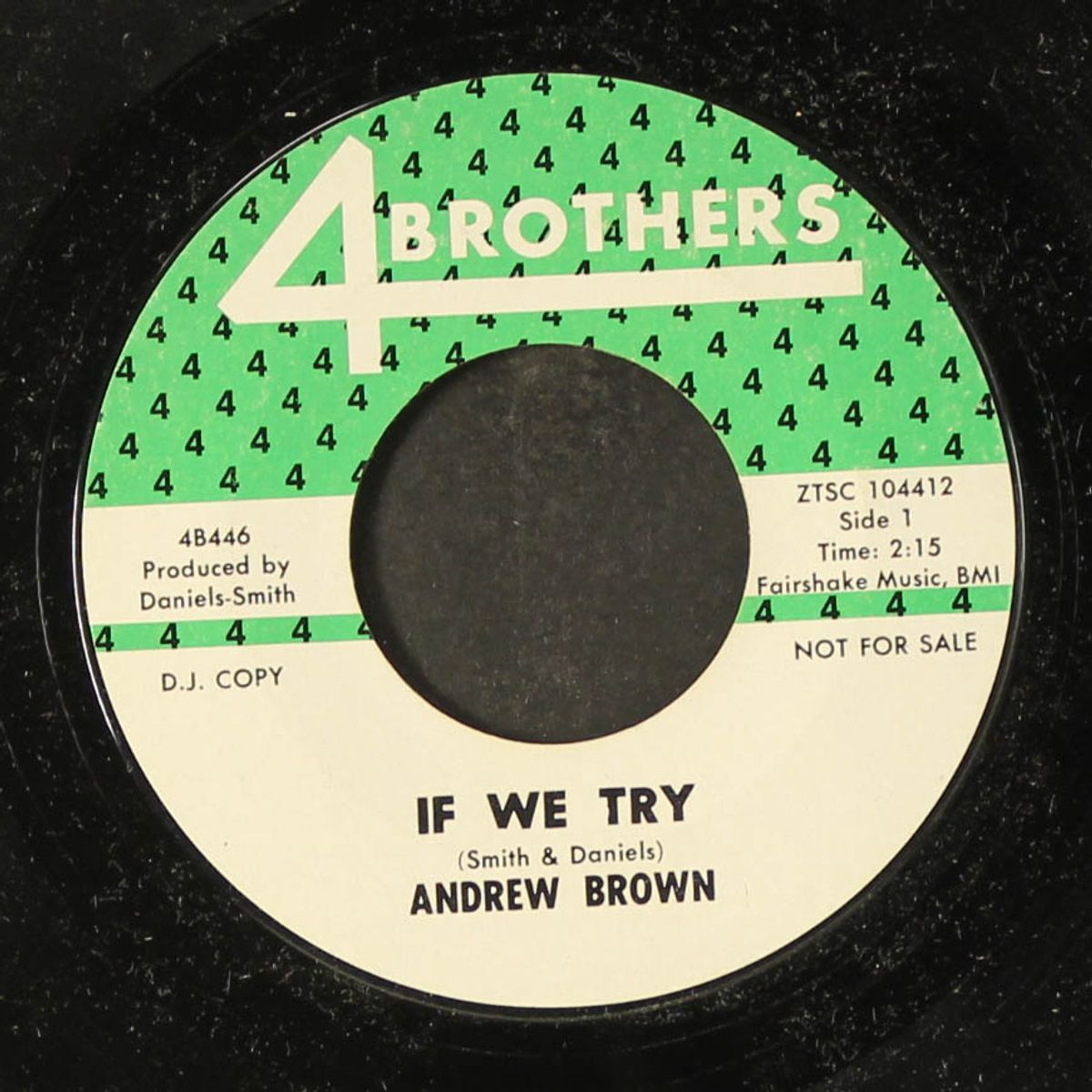 if we try / you ought to be ashamed by ANDREW BROWN