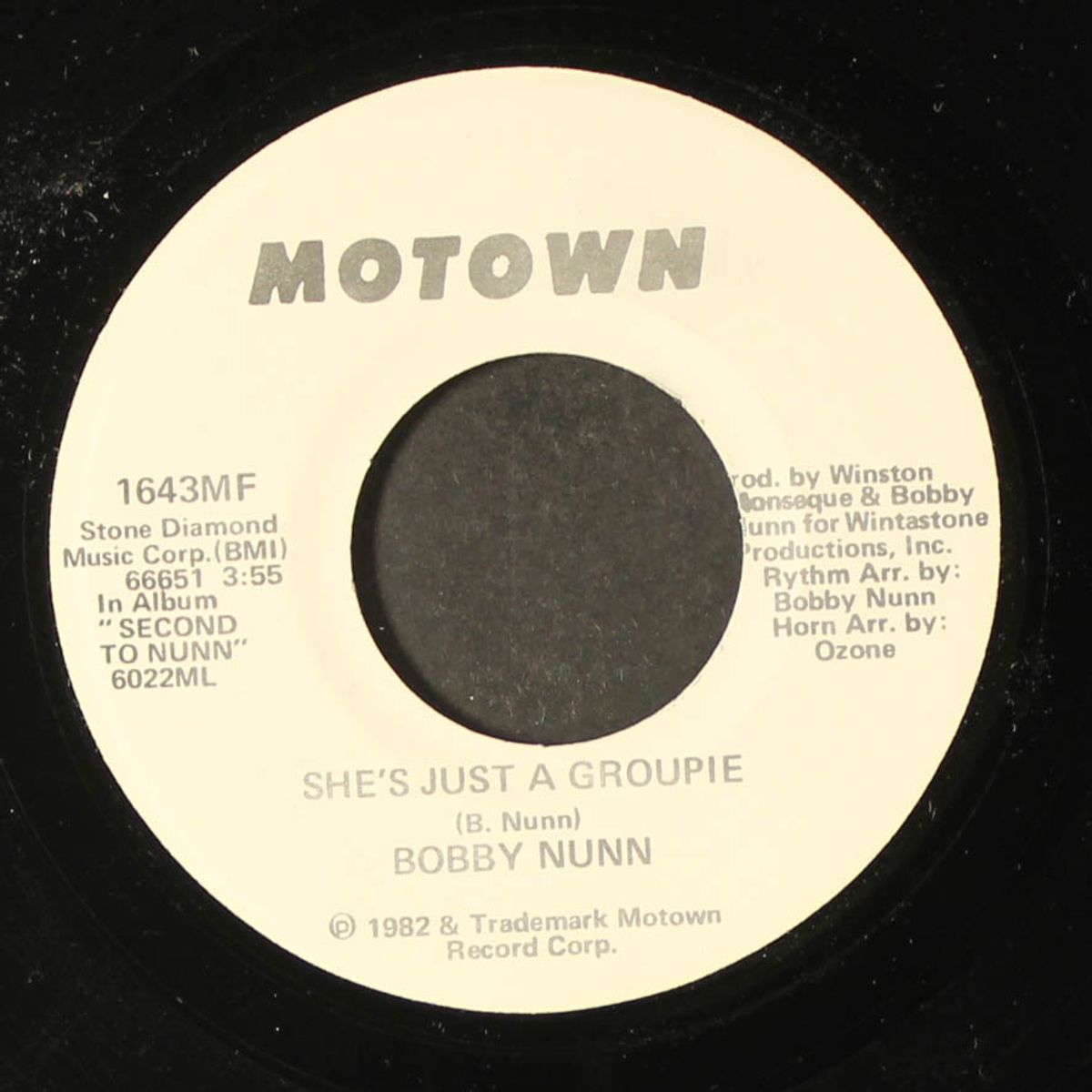 she's just a groupie by BOBBY NUNN