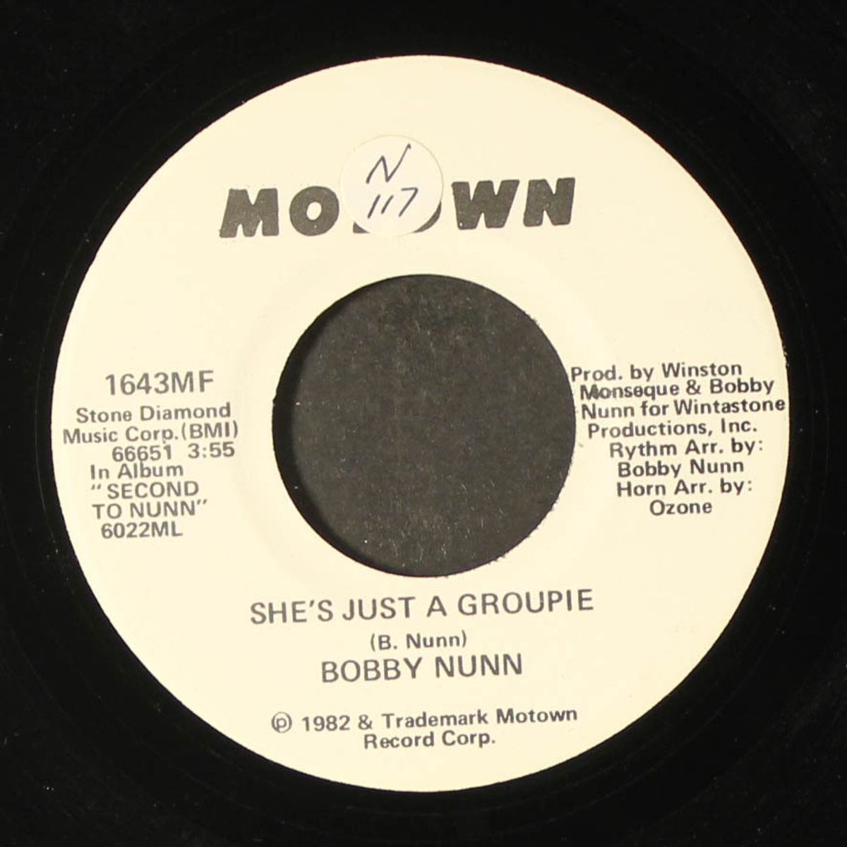 she's just a groupie by BOBBY NUNN