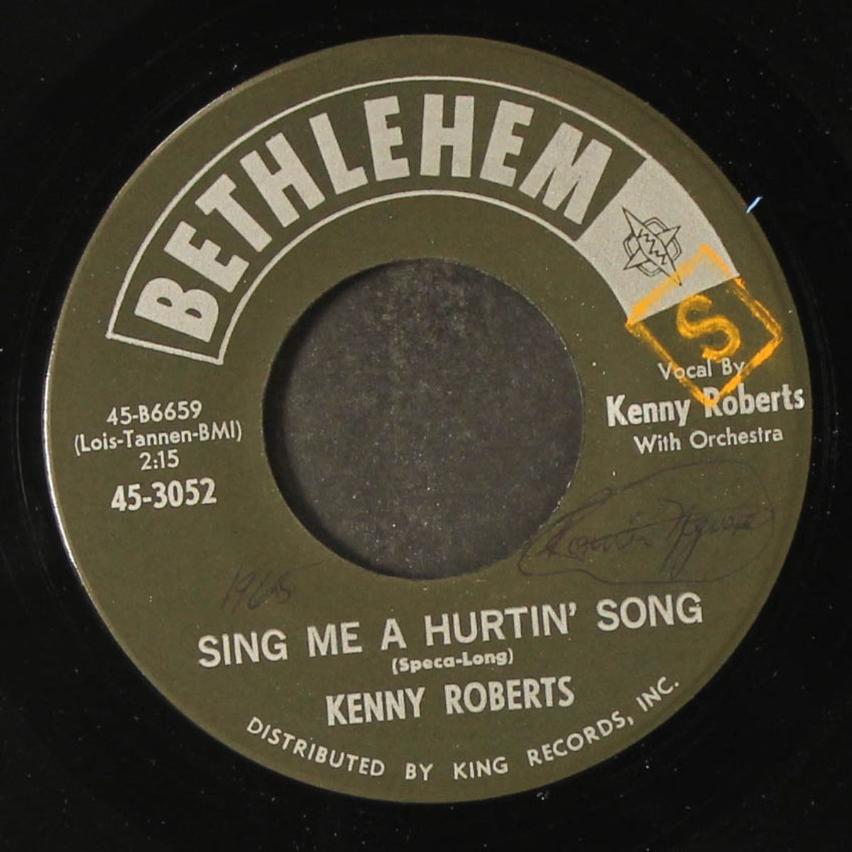 cheer up / sing me a hurtin' song by KENNY ROBERTS