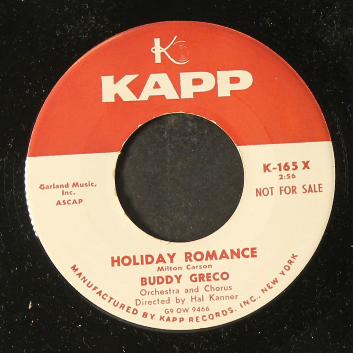 holiday romance / you're the love of my life by BUDDY GRECO