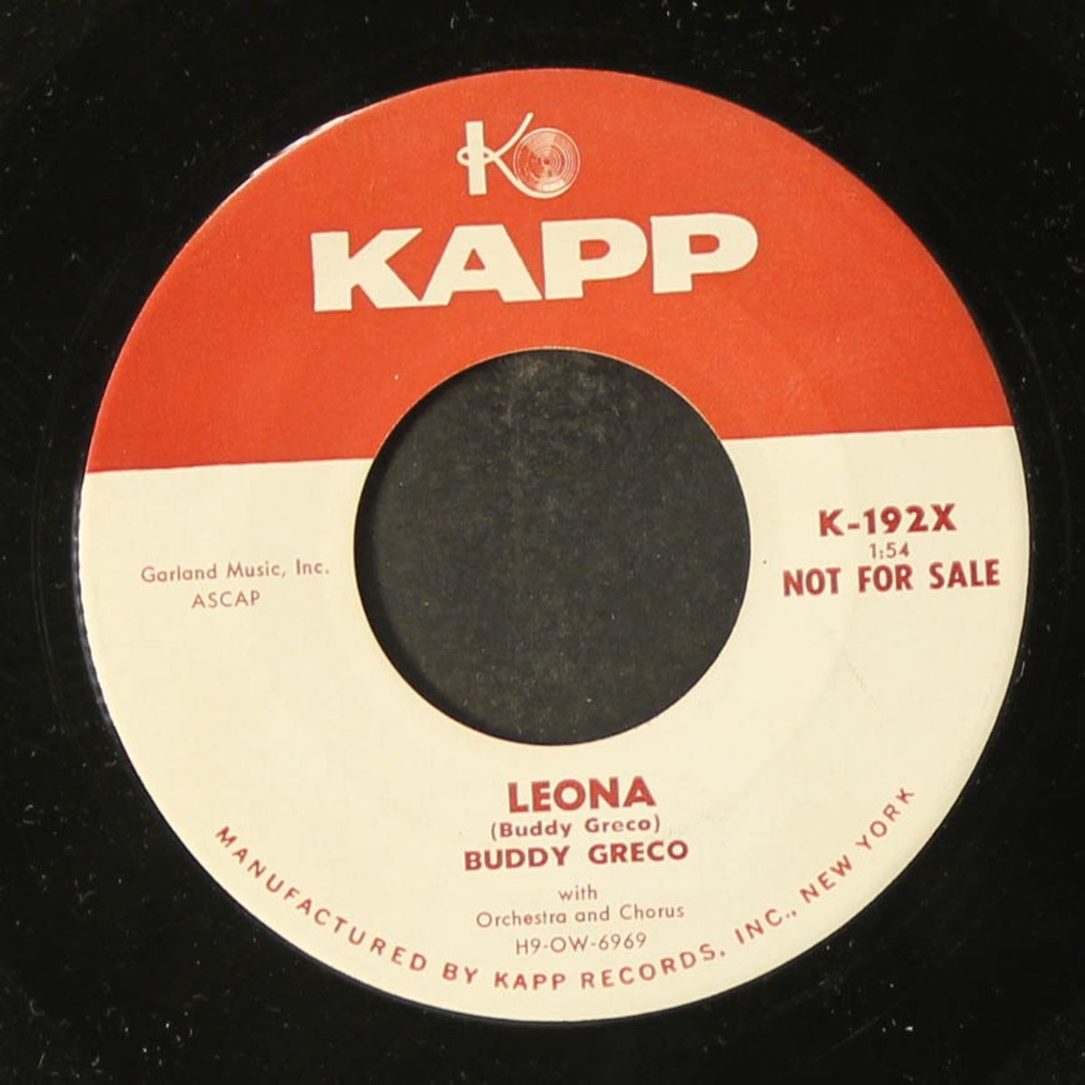 leona / you are mine by BUDDY GRECO