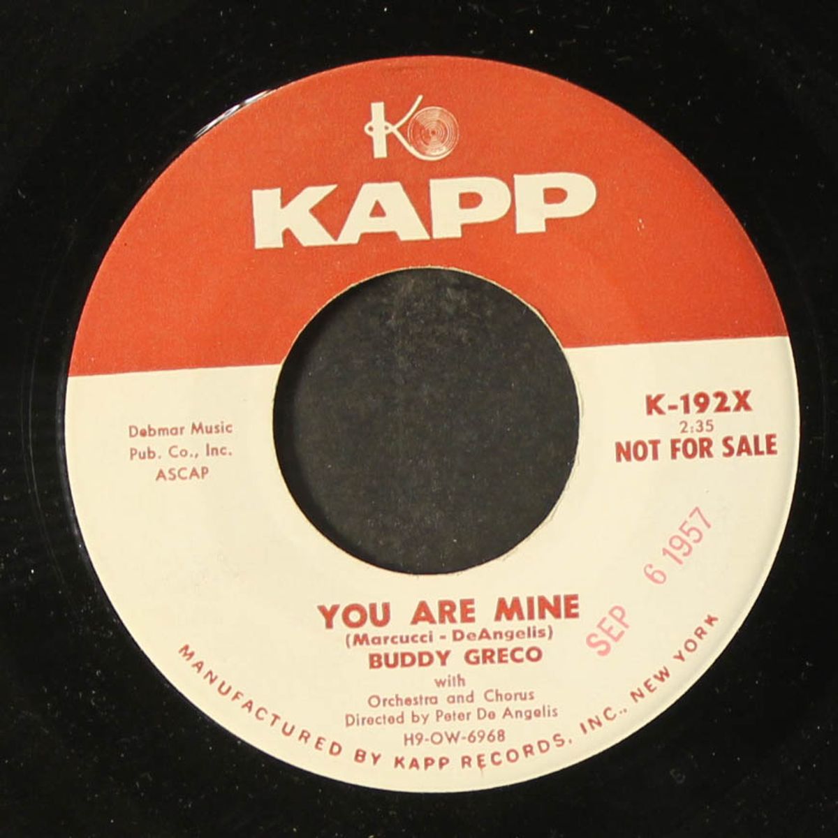 leona / you are mine by BUDDY GRECO