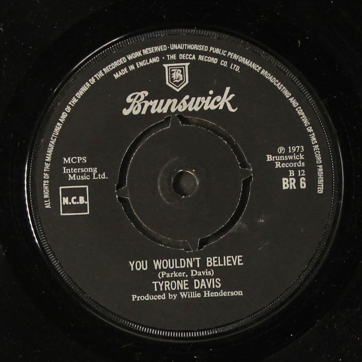 there it is / you wouldn't believe by TYRONE DAVIS