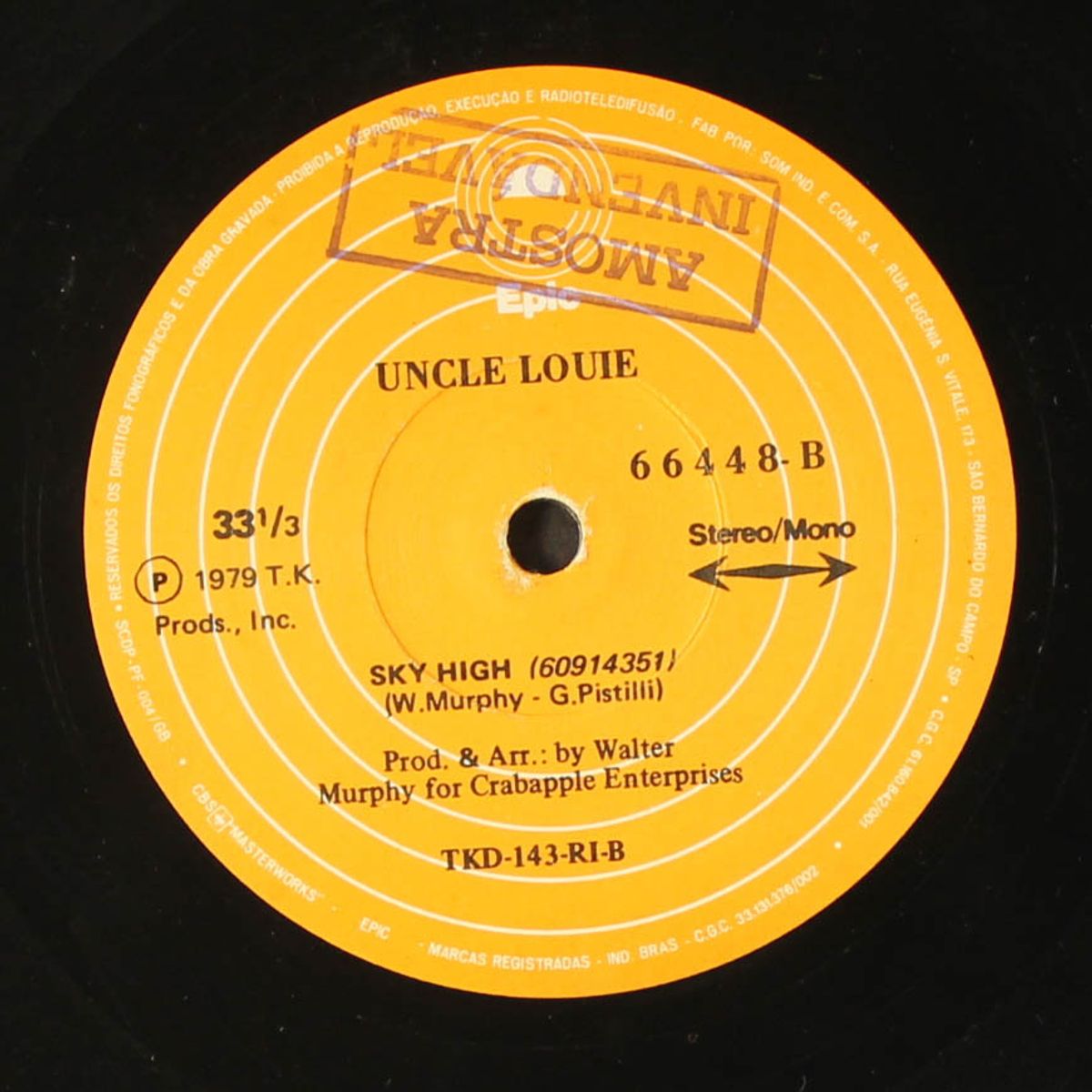 full-tilt boogie / sky high by UNCLE LOUIE