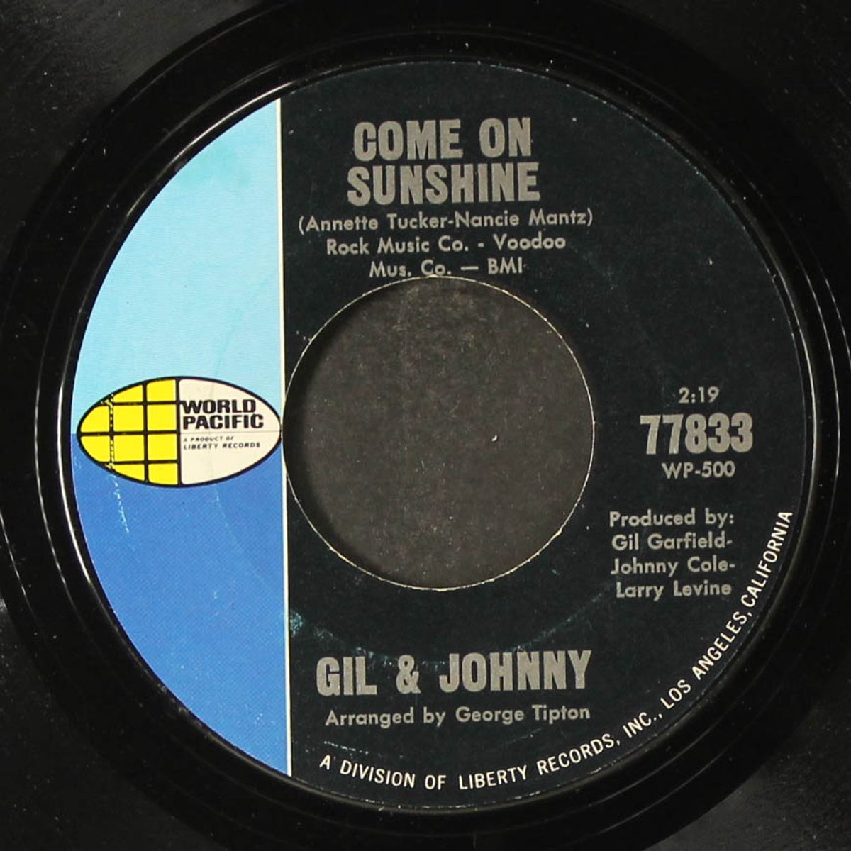 mama's little baby / come on sunshine by GIL & JOHNNY