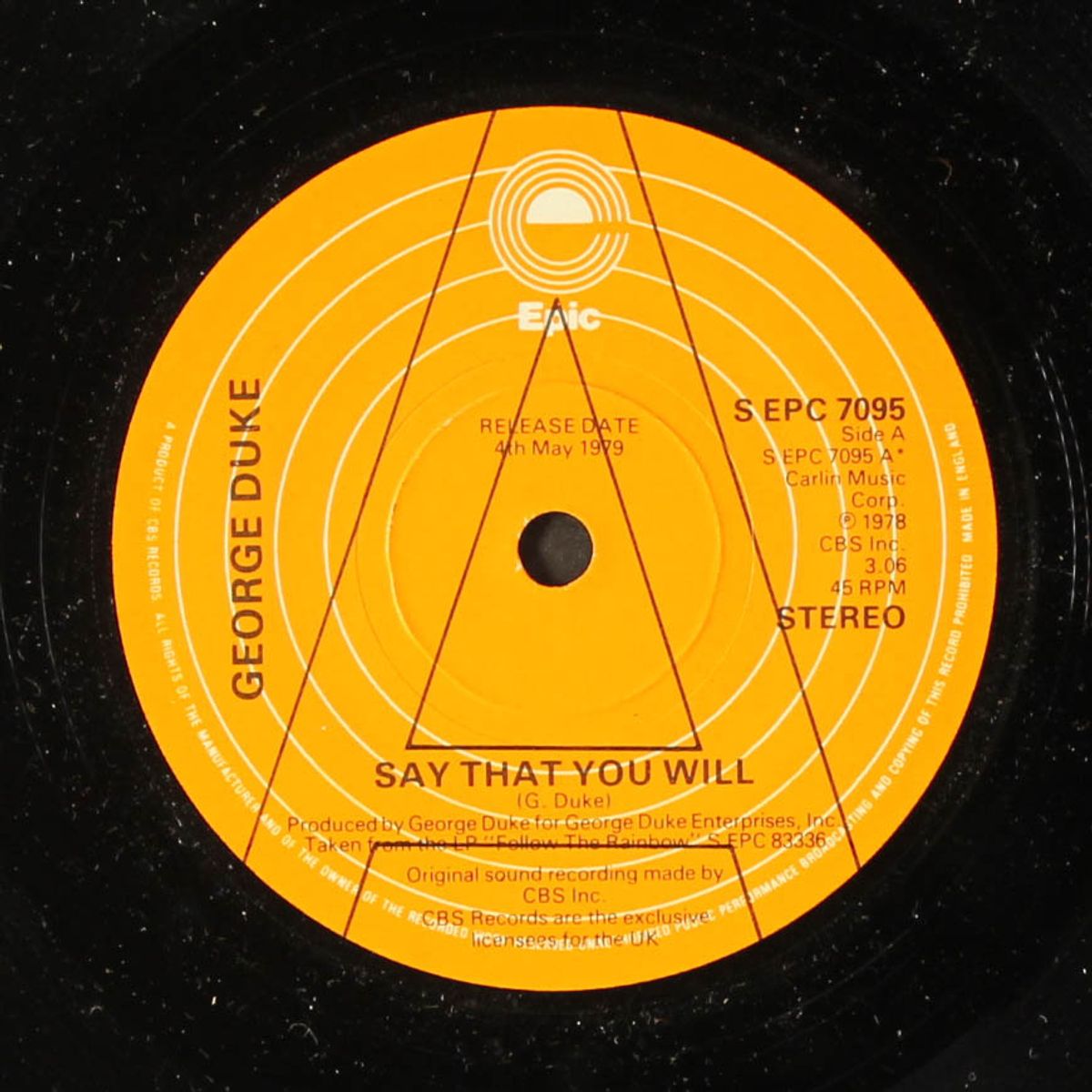 say that you will by GEORGE DUKE