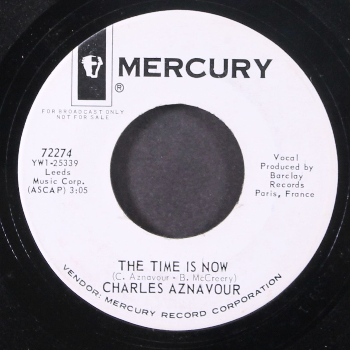 la mamma / the time is now by CHARLES AZNAVOUR