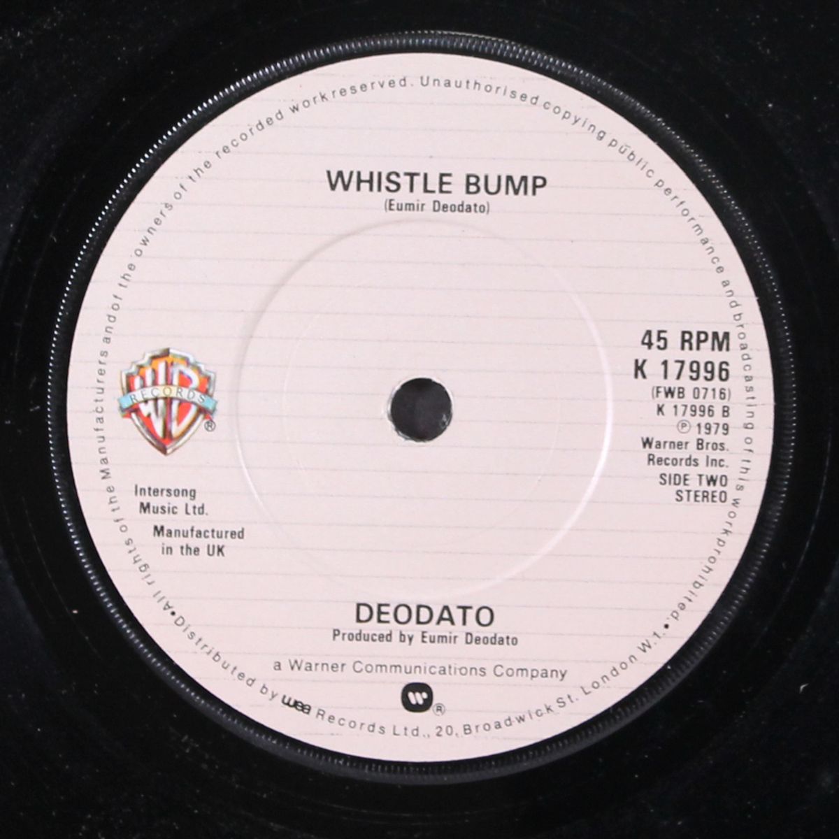 keep on movin' / whistle bump by DEODATO