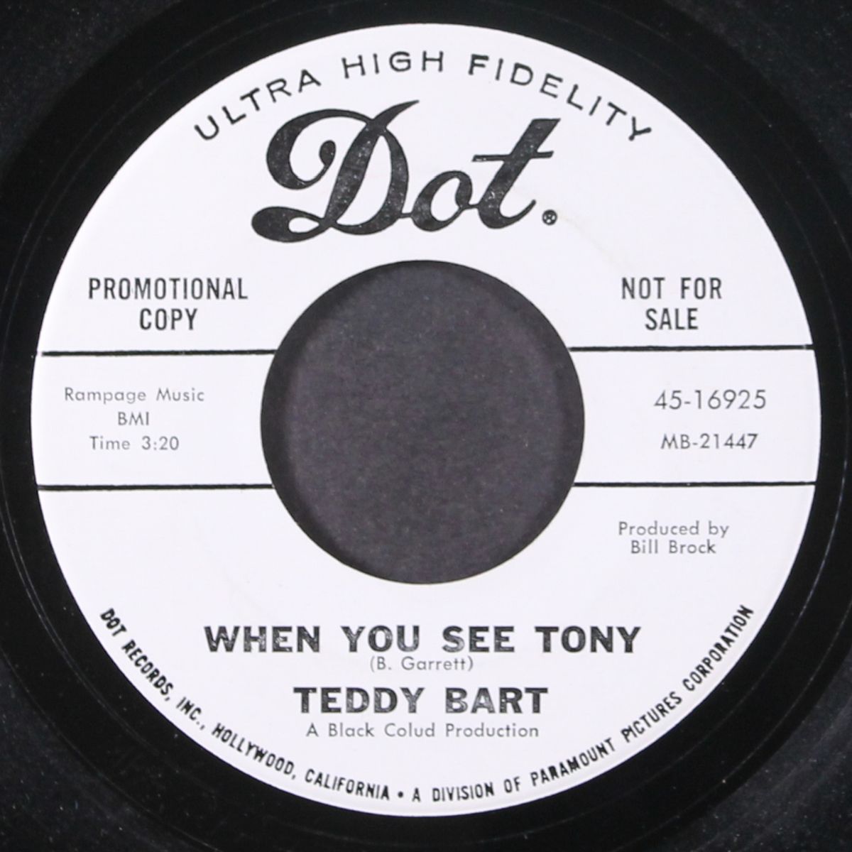 when you see tony / a moment of weakness by TEDDY BART