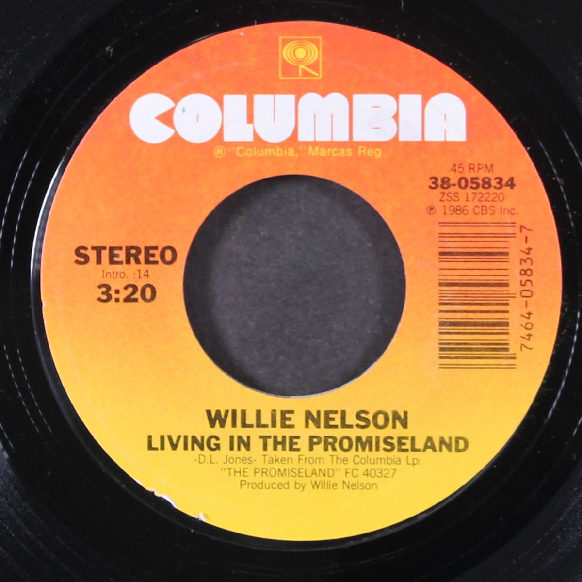 living in the promiseland / bach minuet in g by WILLIE NELSON