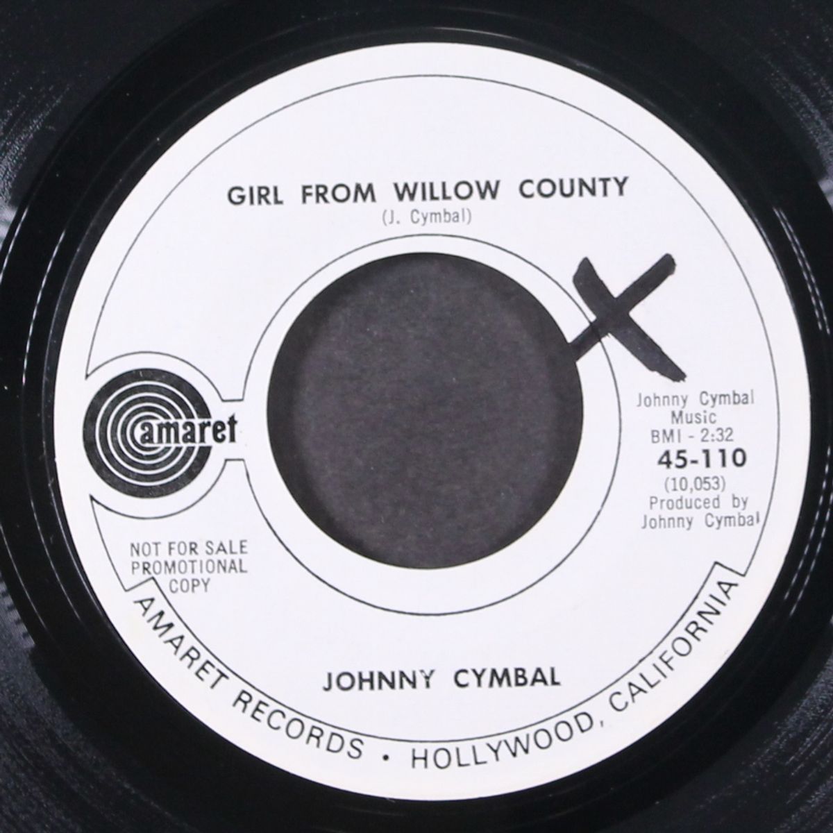 big river / girl from willow county by JOHNNY CYMBAL