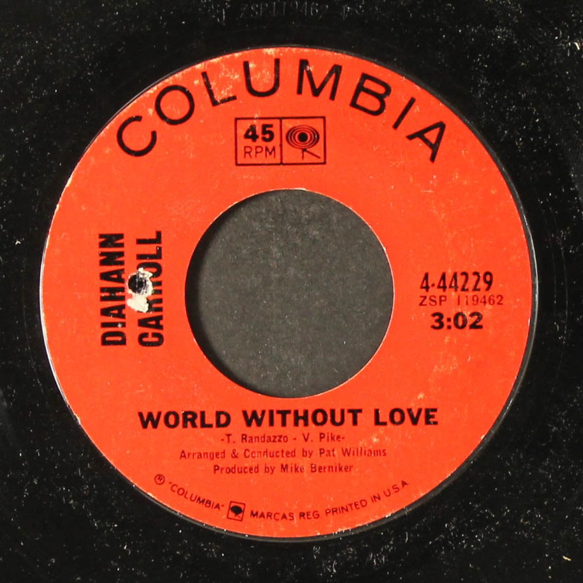 world without love / the need of you by DIAHANN CARROLL