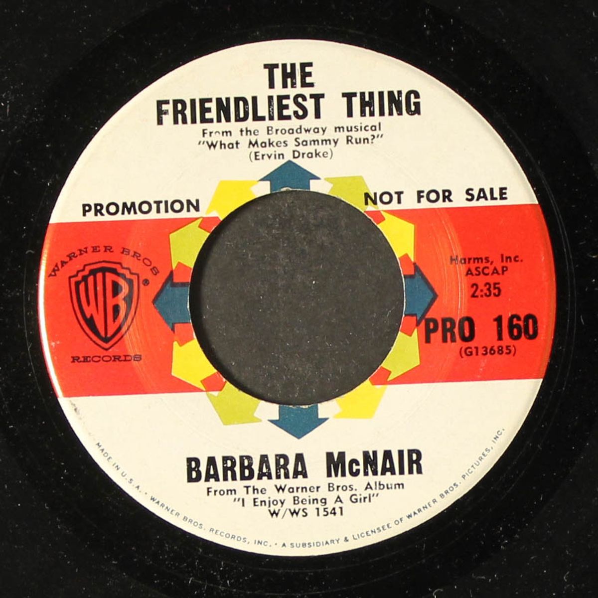 the friendliest thing / on second thought by BARBARA MCNAIR