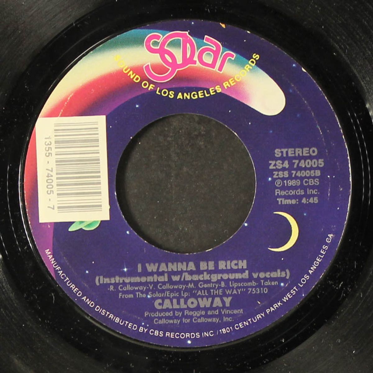 i wanna be rich by CALLOWAY