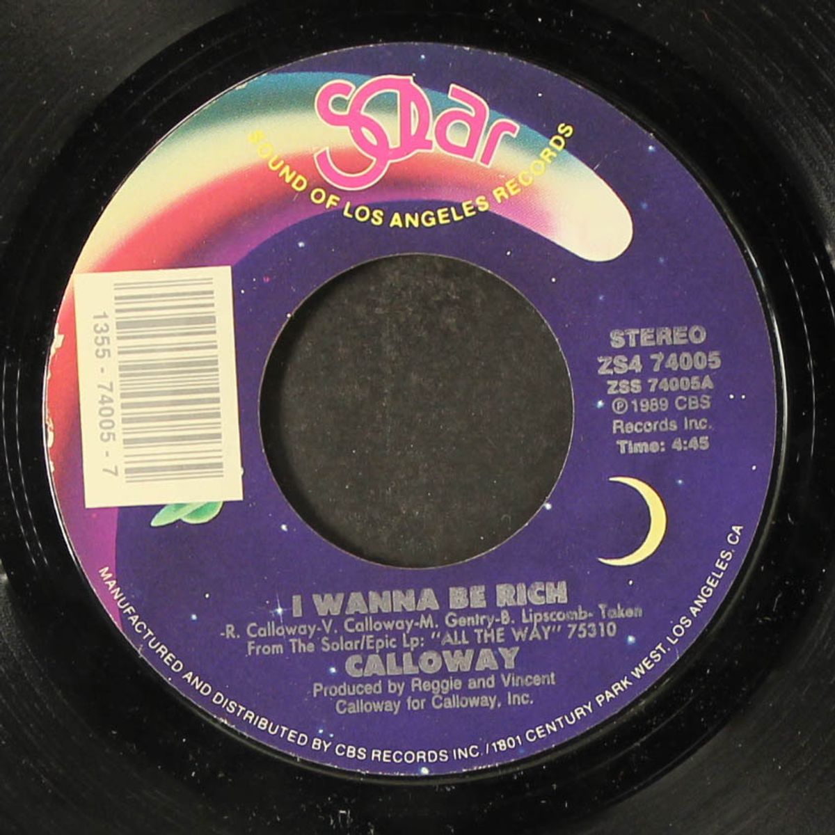 i wanna be rich by CALLOWAY