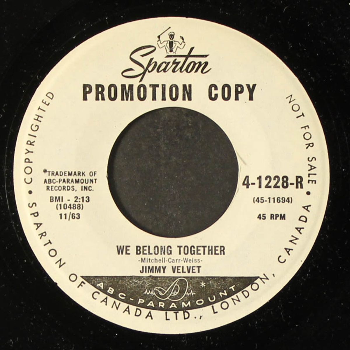 we belong together by JIMMY VELVET