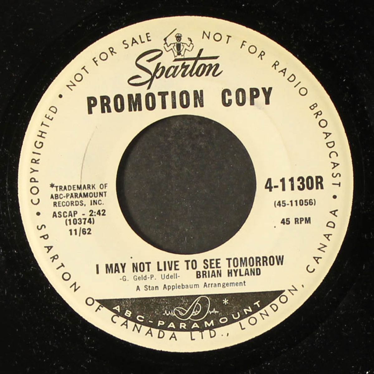 it ain't that way at all by BRIAN HYLAND