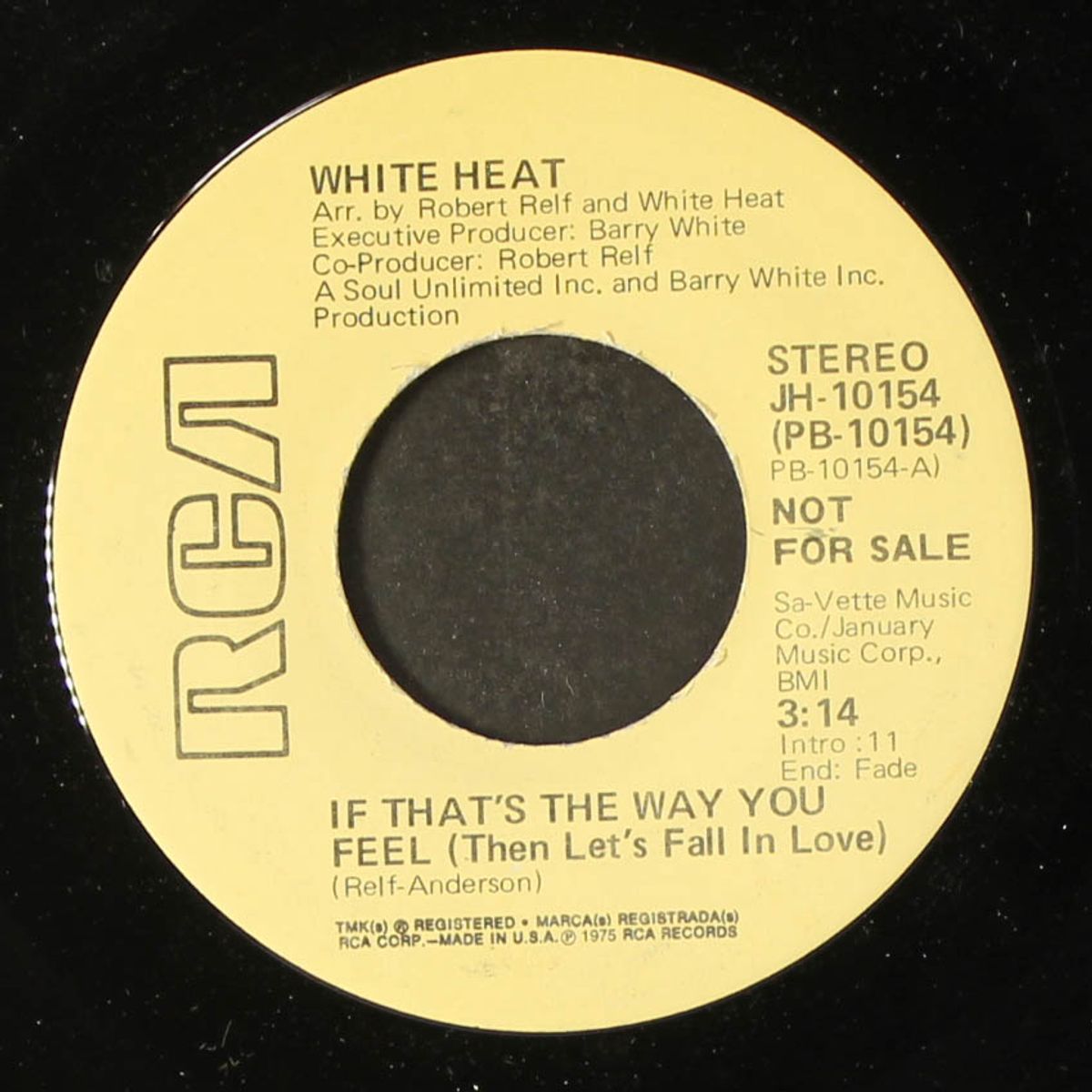 if that's the way you feel by WHITE HEAT