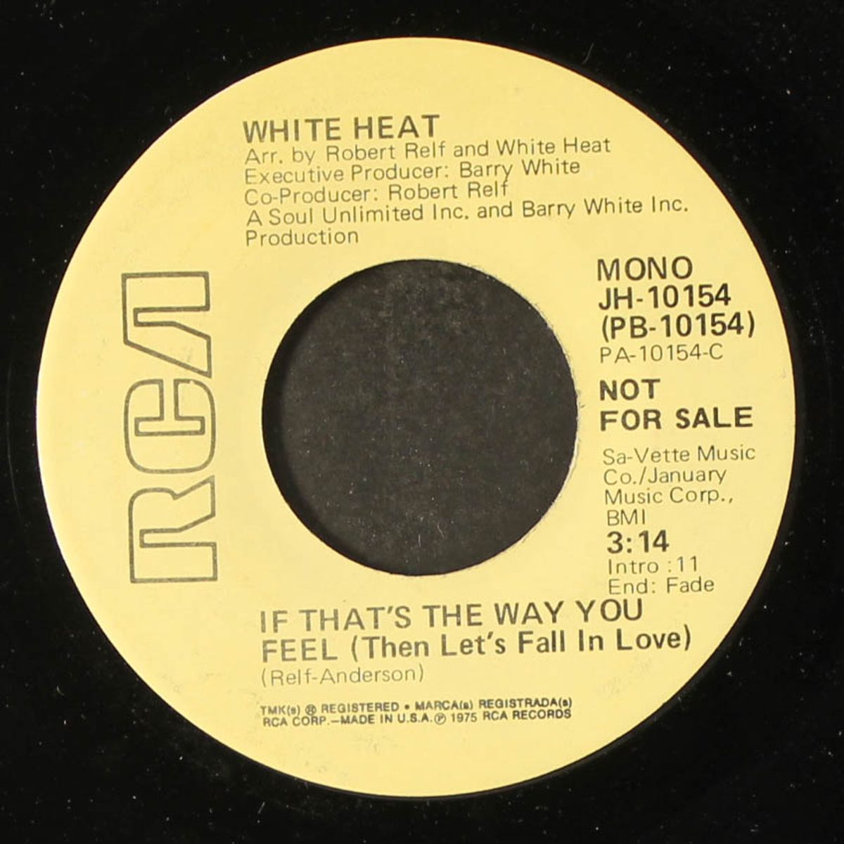 if that's the way you feel by WHITE HEAT