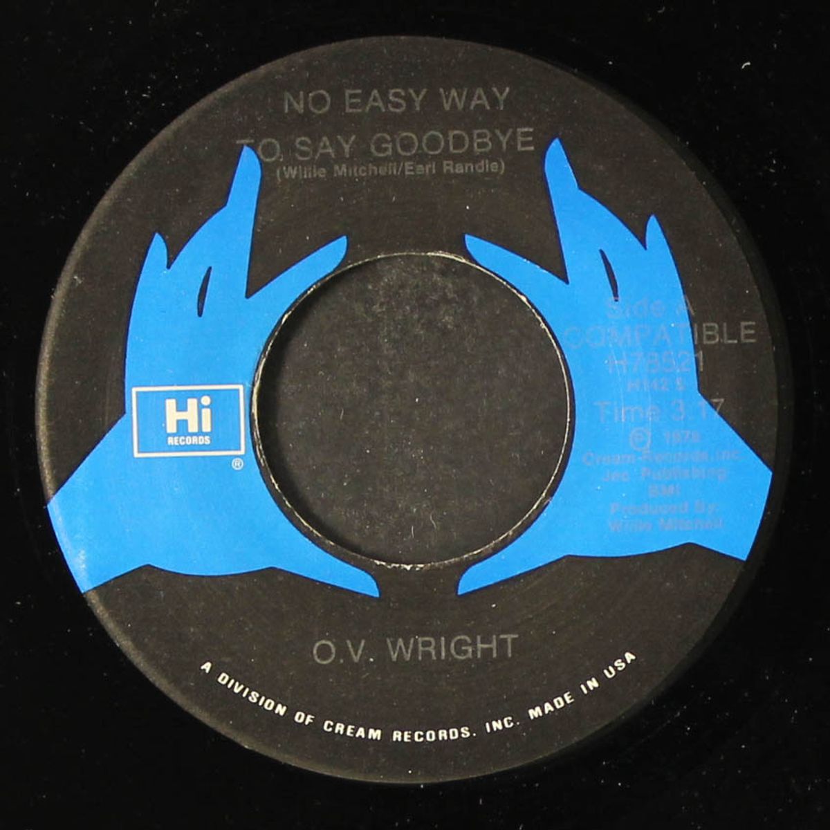 no easy way to say goodbye by O.V. WRIGHT