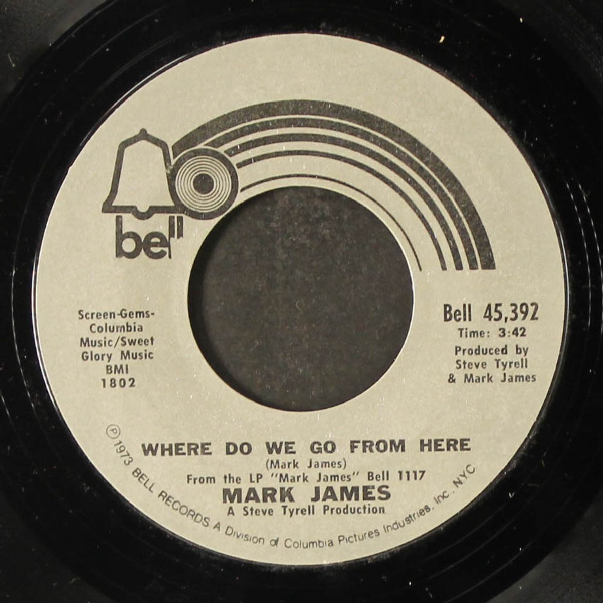 blue water / where do we go from here by MARK JAMES