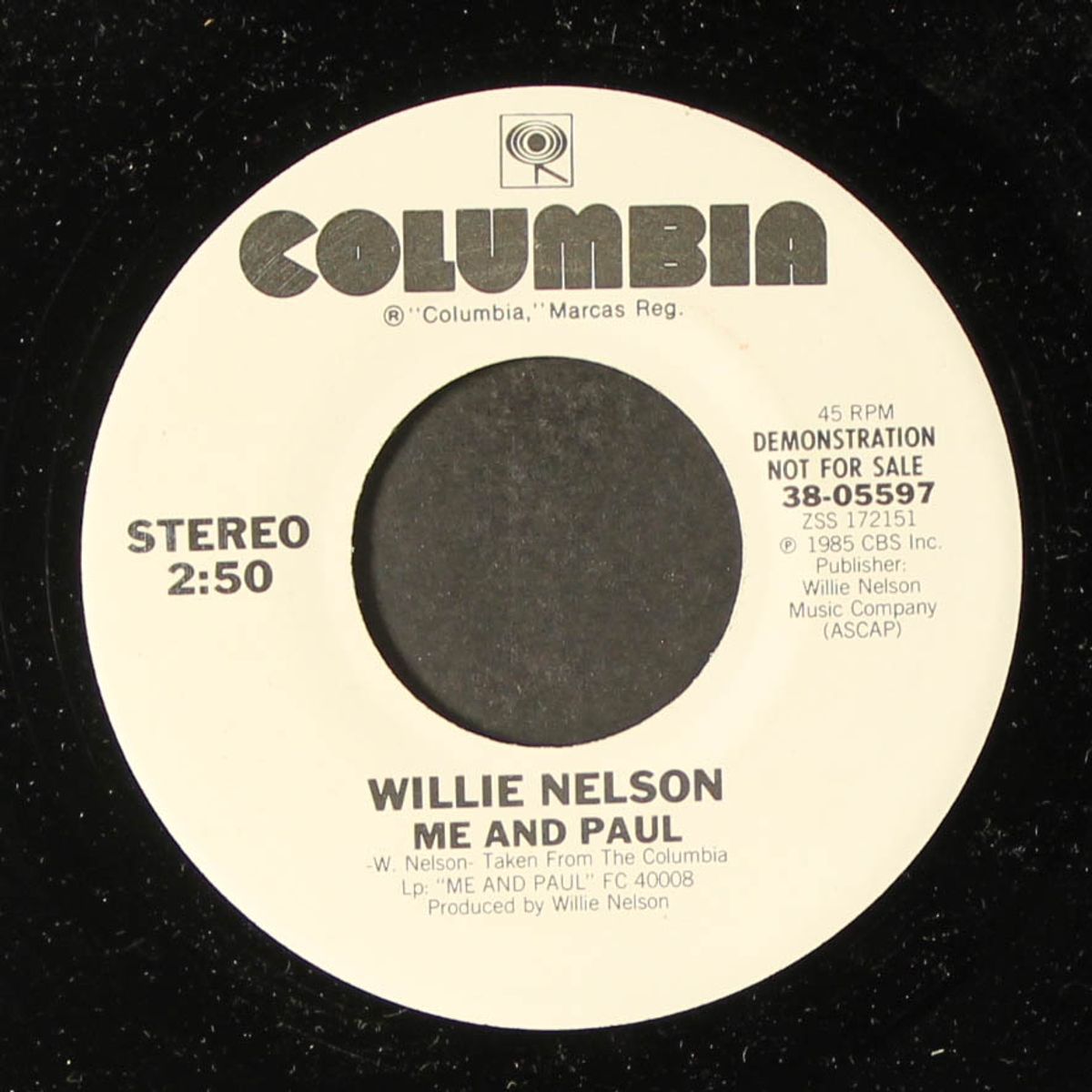 me and paul / same by WILLIE NELSON