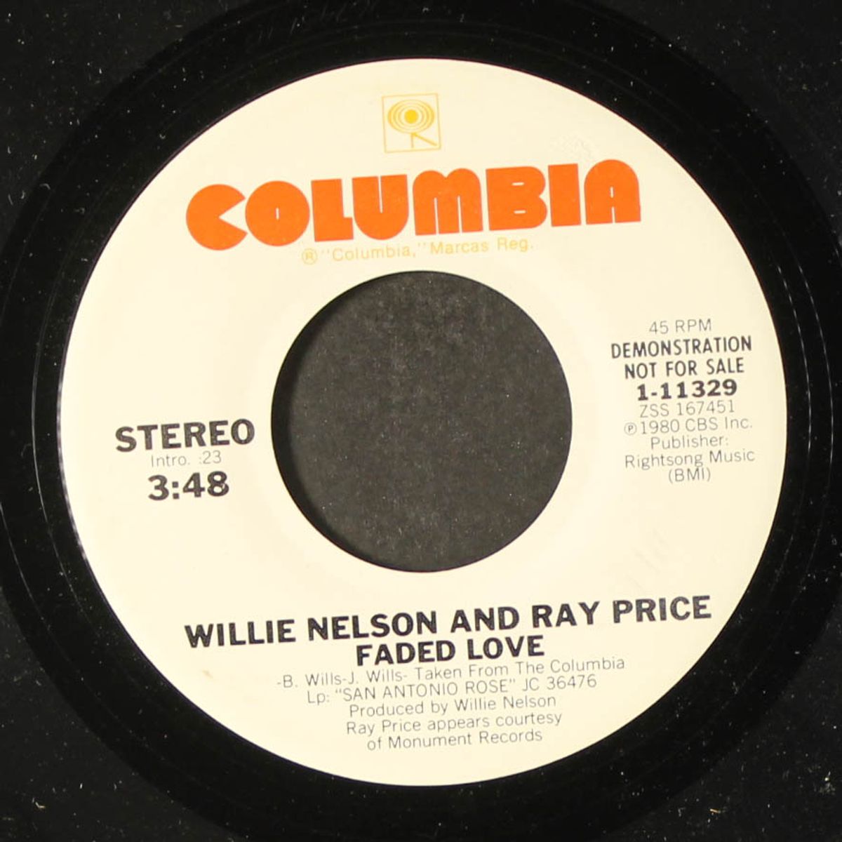 faded love / same by WILLIE NELSON & RAY PRICE