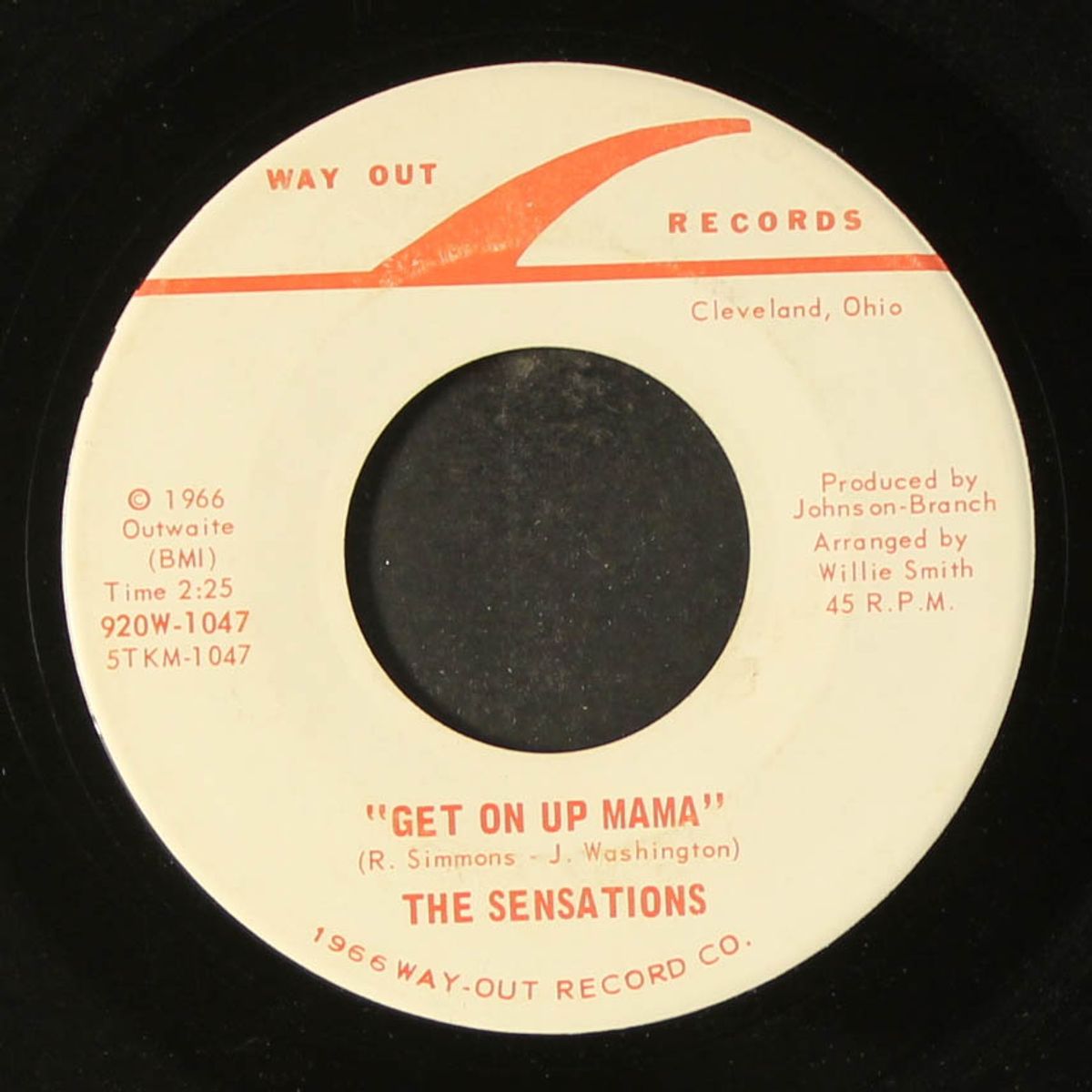 i won't be hurt / get on up mama by SENSATIONS