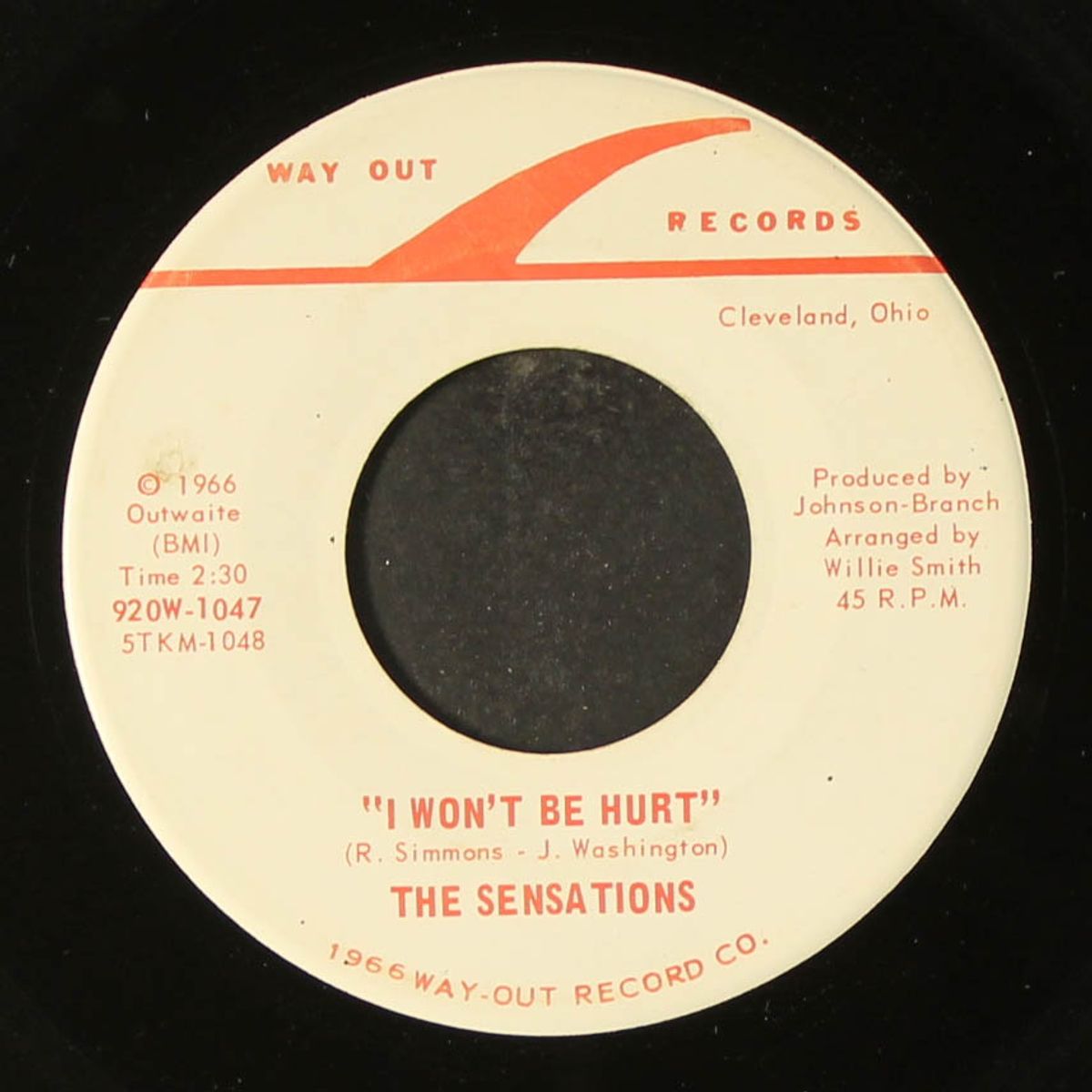 i won't be hurt / get on up mama by SENSATIONS