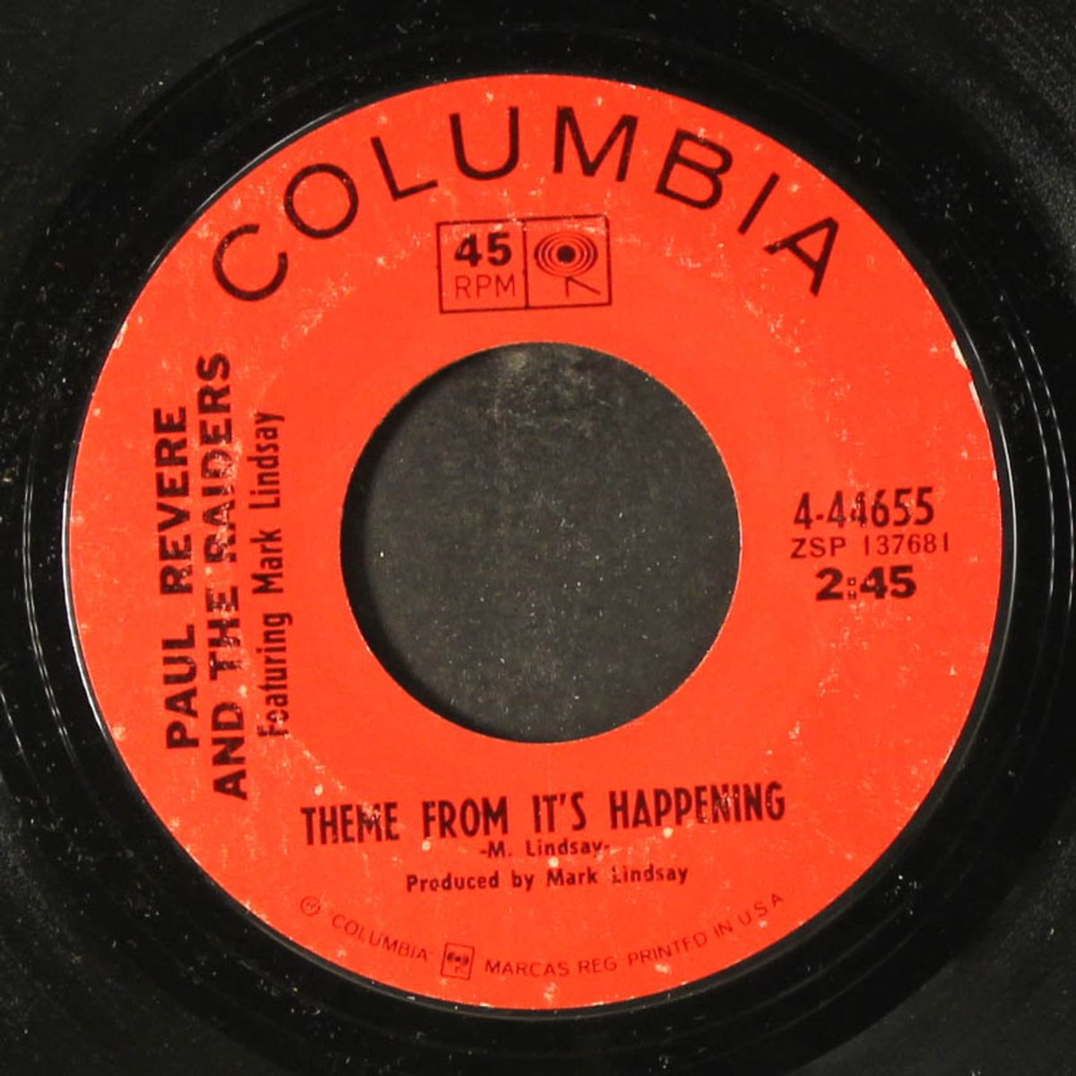 cinderella sunshine / it's happening by PAUL REVERE & RAIDERS