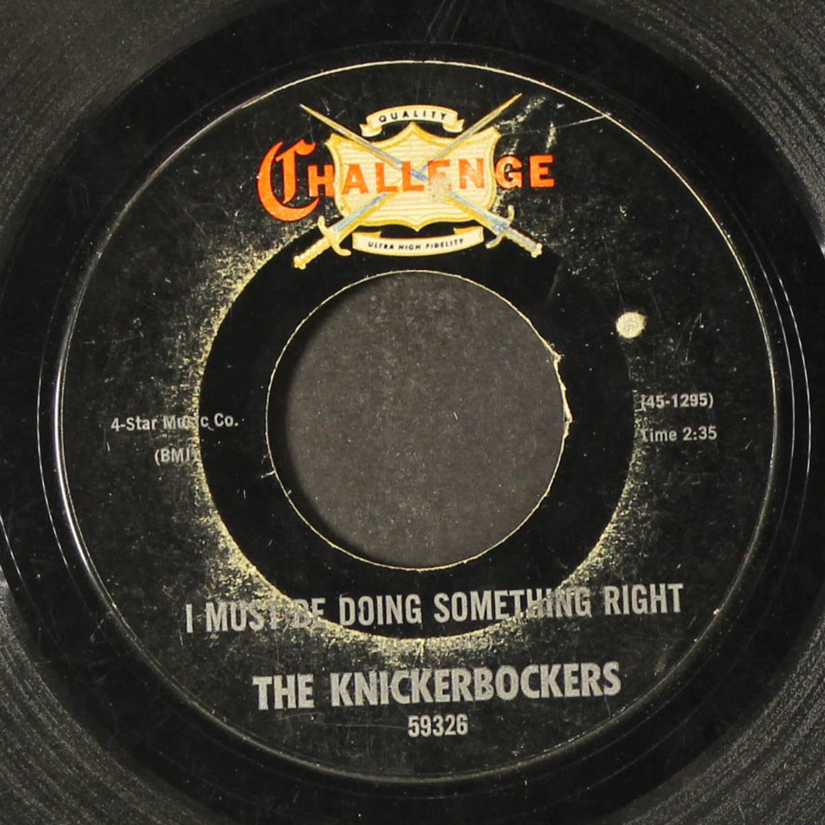 one track mind / i must be doing something right by KNICKERBOCKERS
