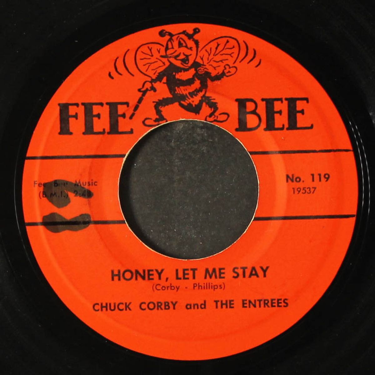 honey, let me stay / i need your love by CHUCK CORBY