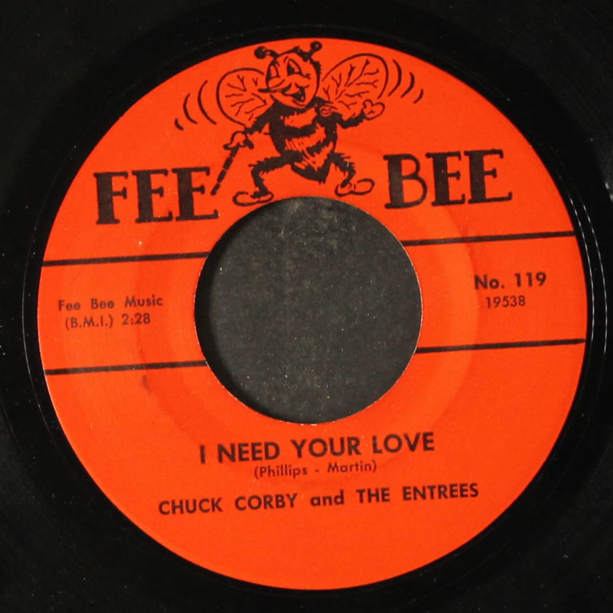 honey, let me stay / i need your love by CHUCK CORBY