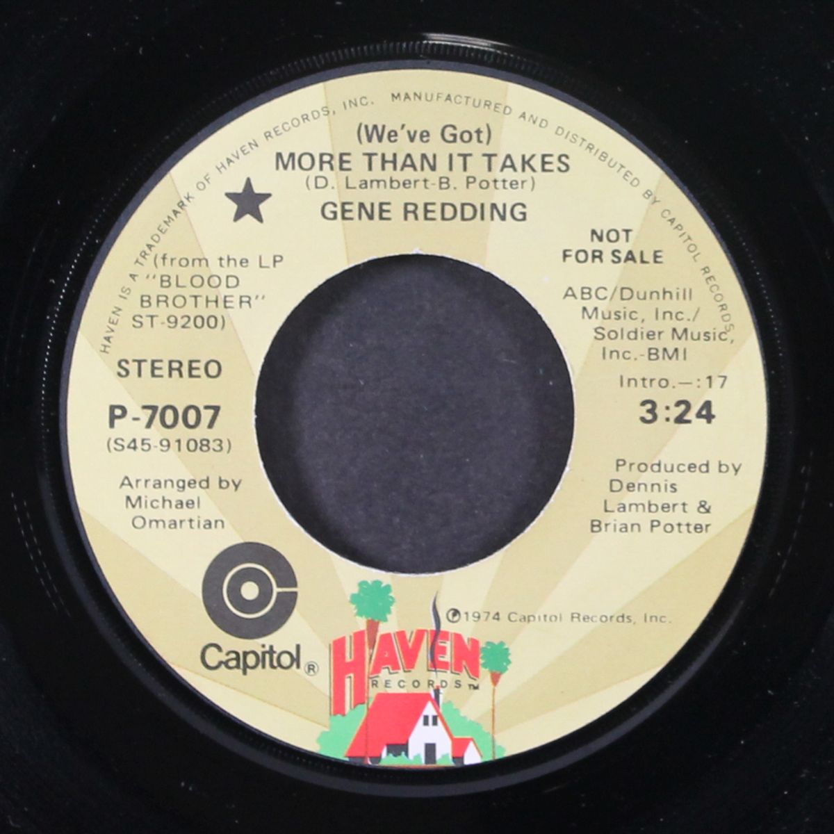more than it takes / mono by GENE REDDING