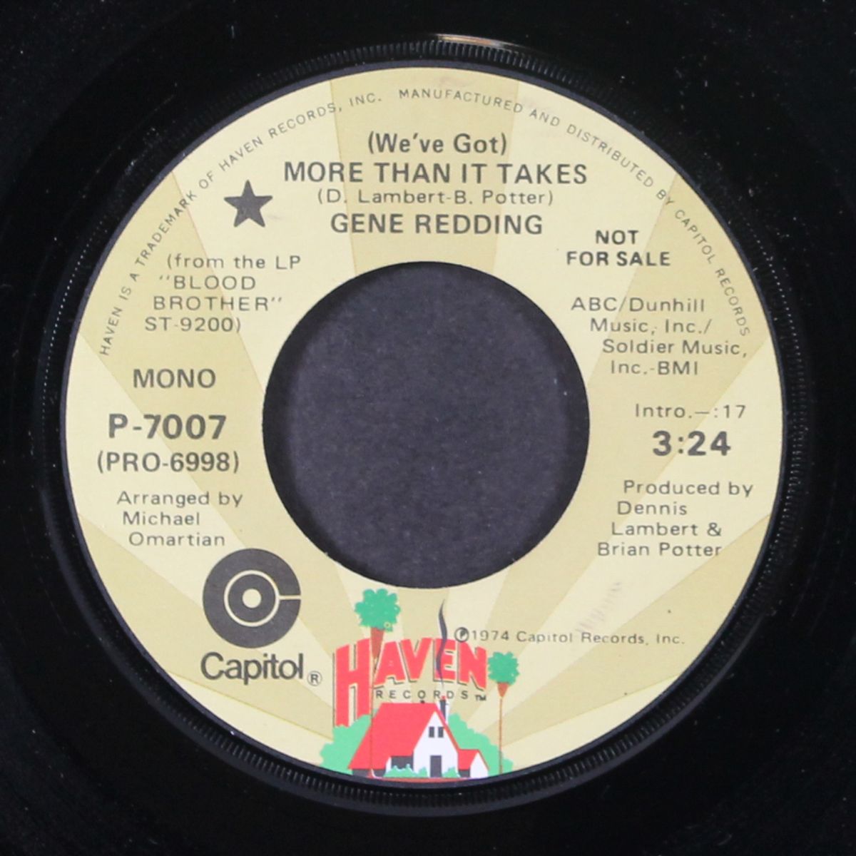 more than it takes / mono by GENE REDDING