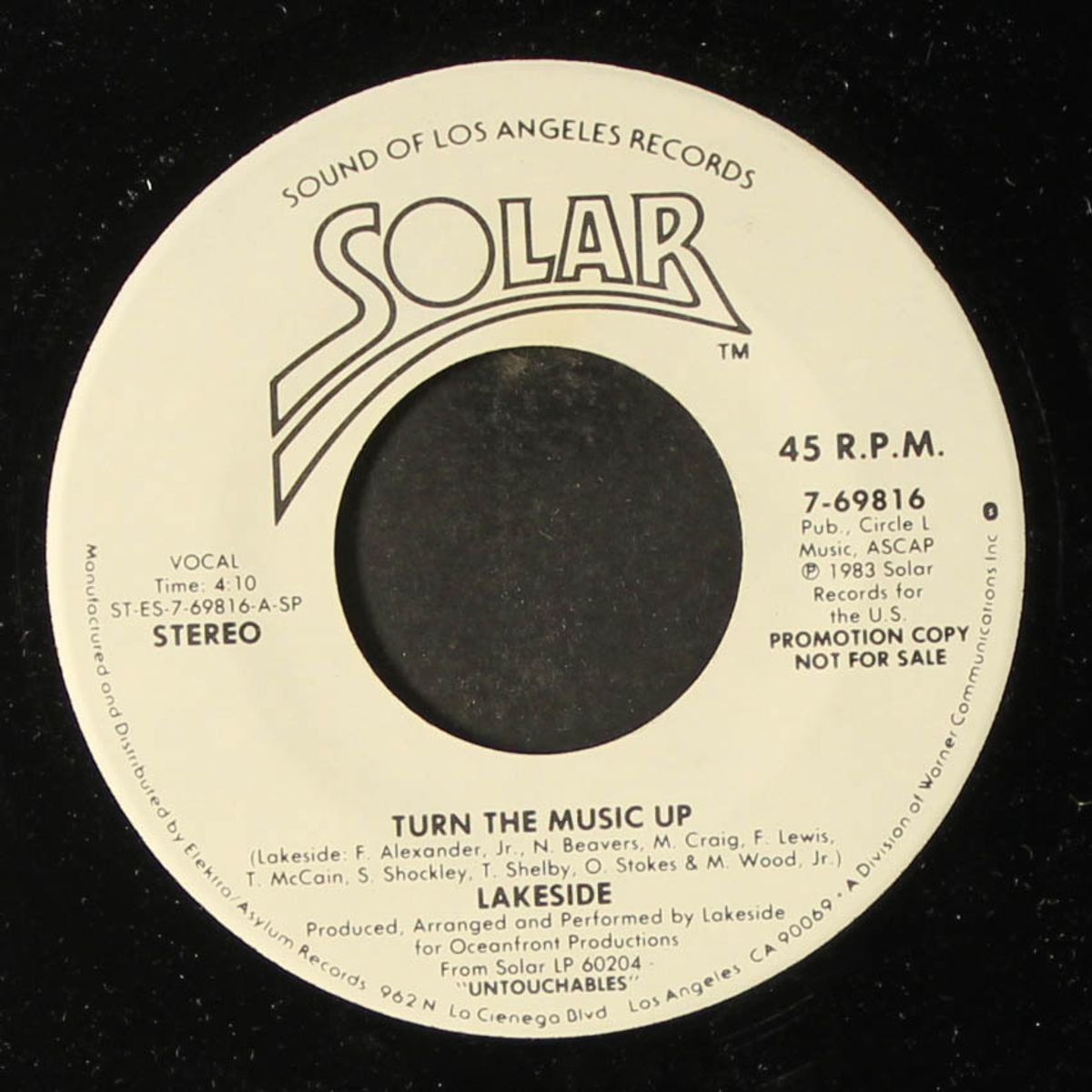 turn the music up / same by LAKESIDE