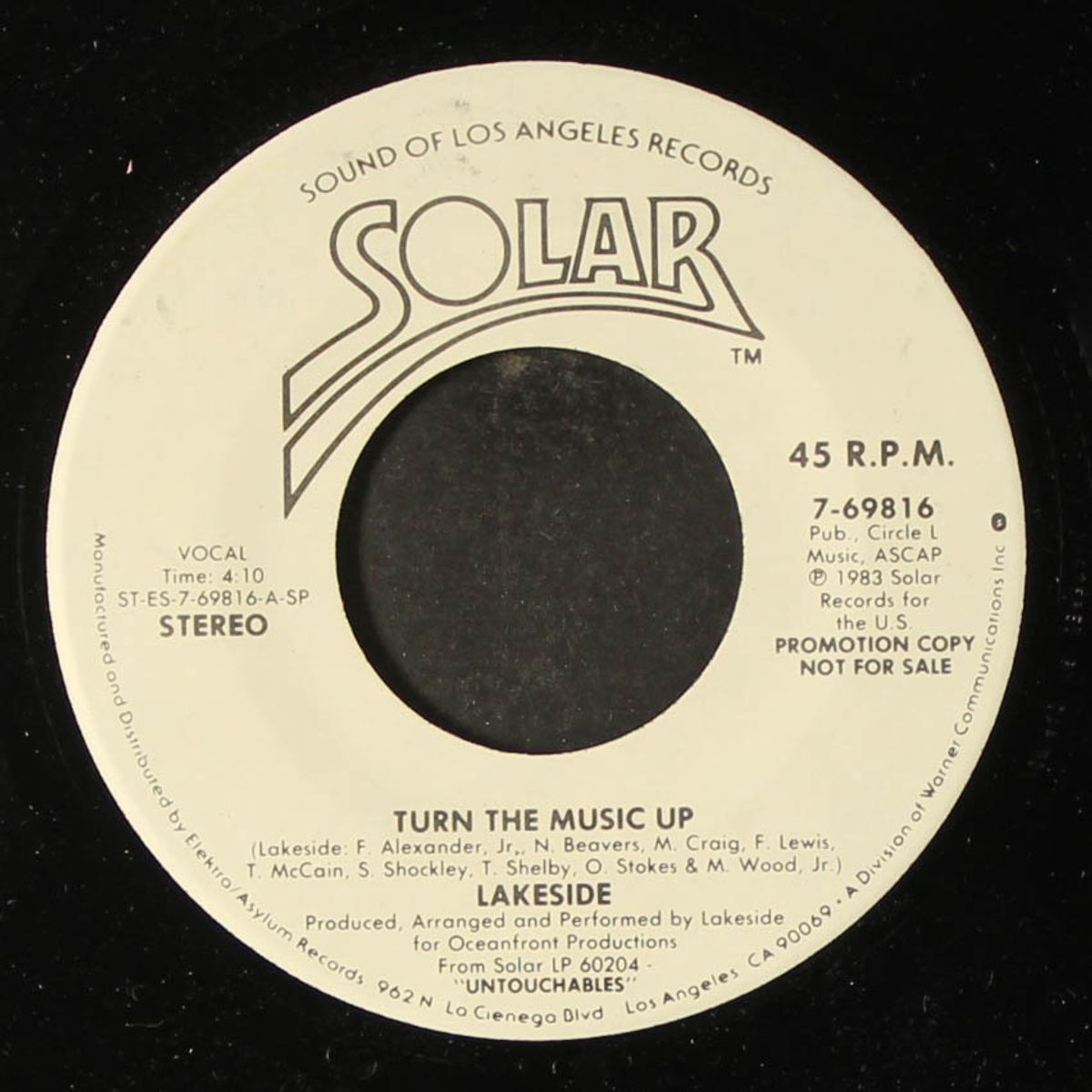 turn the music up / same by LAKESIDE