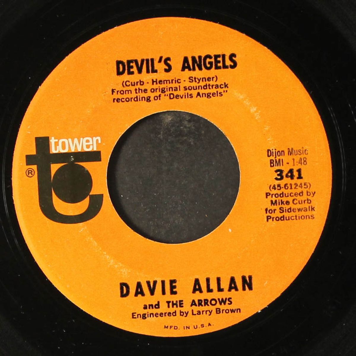 devil's angels / cody's theme by DAVIE ALLAN & ARROWS