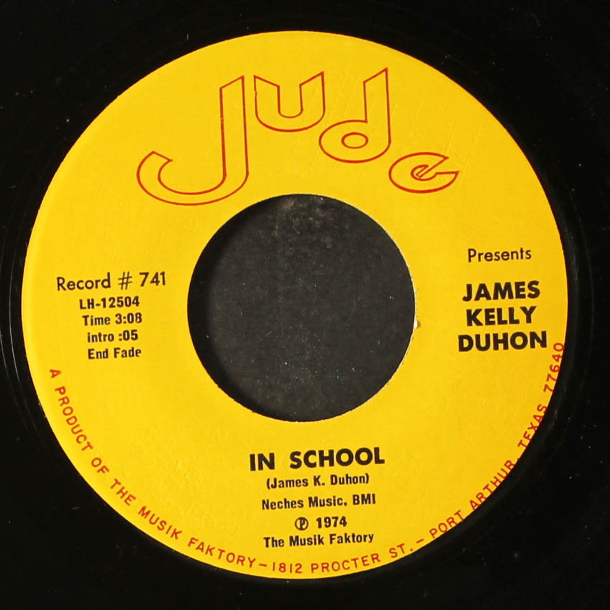 heart breaker / in school by JAMES KELLY DUHON