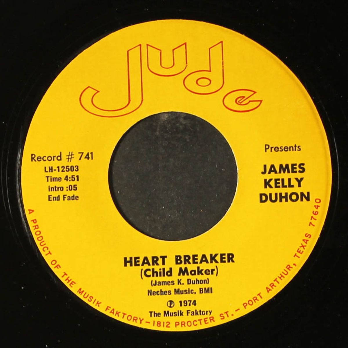 heart breaker / in school by JAMES KELLY DUHON