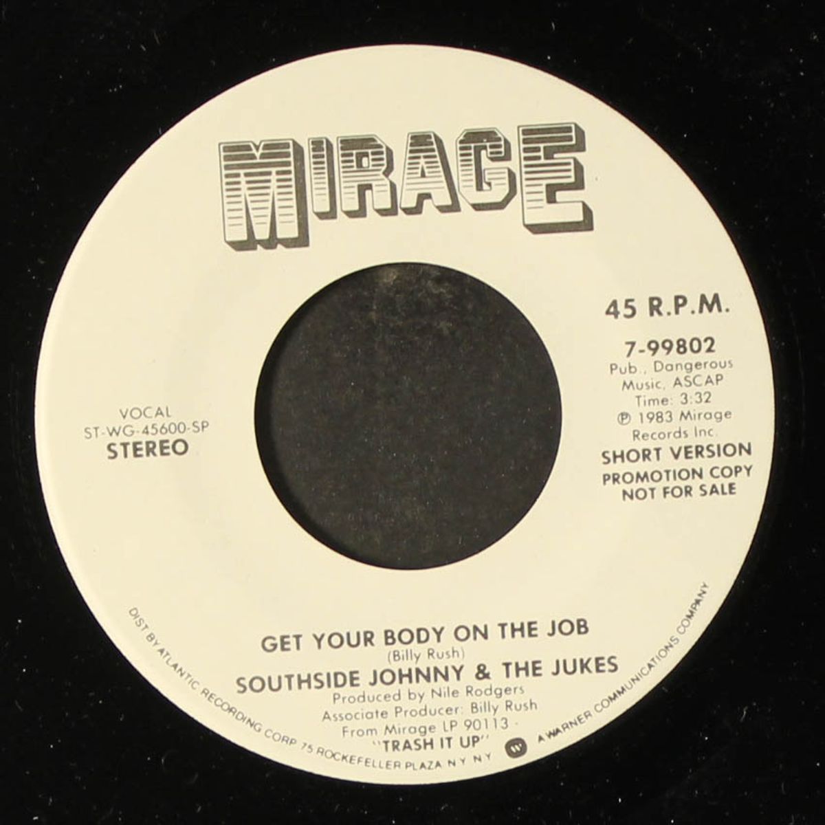 get your body on the job / short by SOUTHSIDE JOHNNY & JUKES