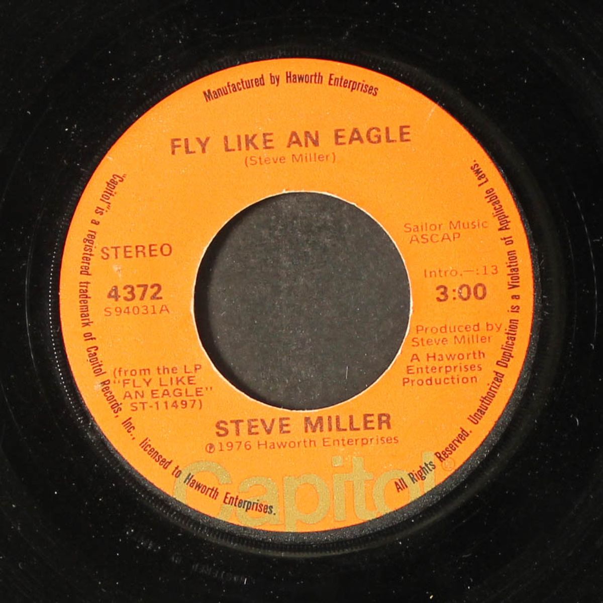 fly like an eagle / lovin' cup by STEVE MILLER BAND