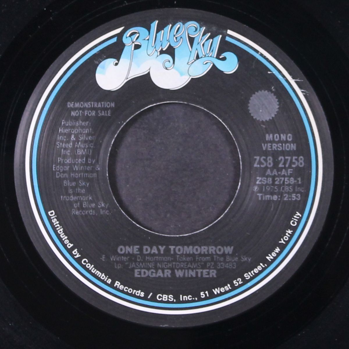 one day tomorrow / mono by EDGAR WINTER