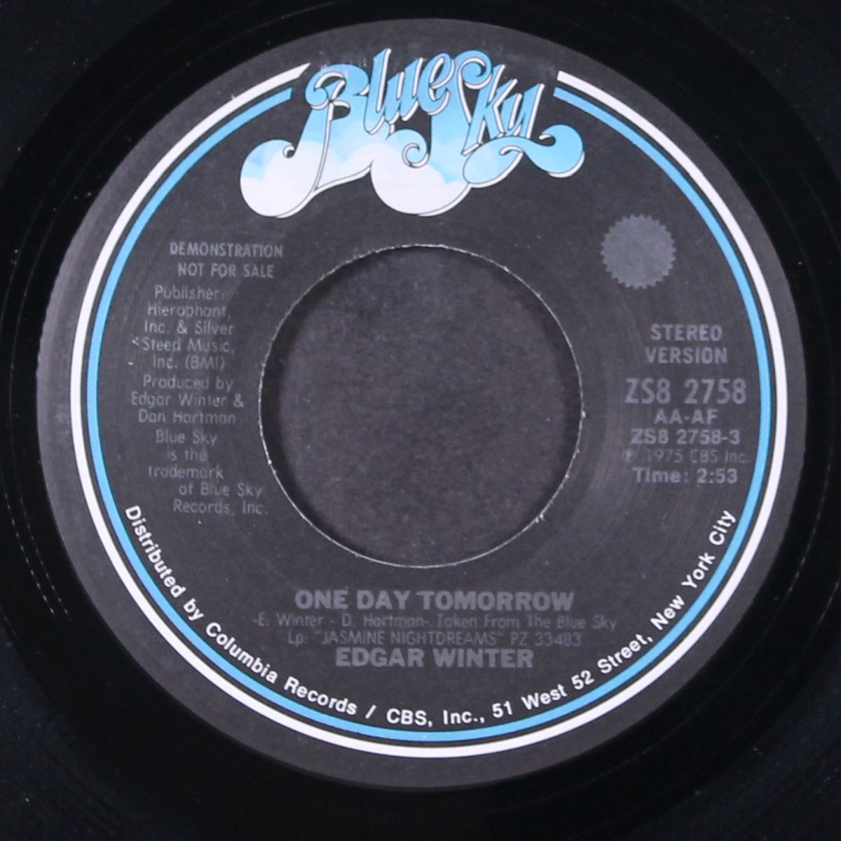 one day tomorrow / mono by EDGAR WINTER