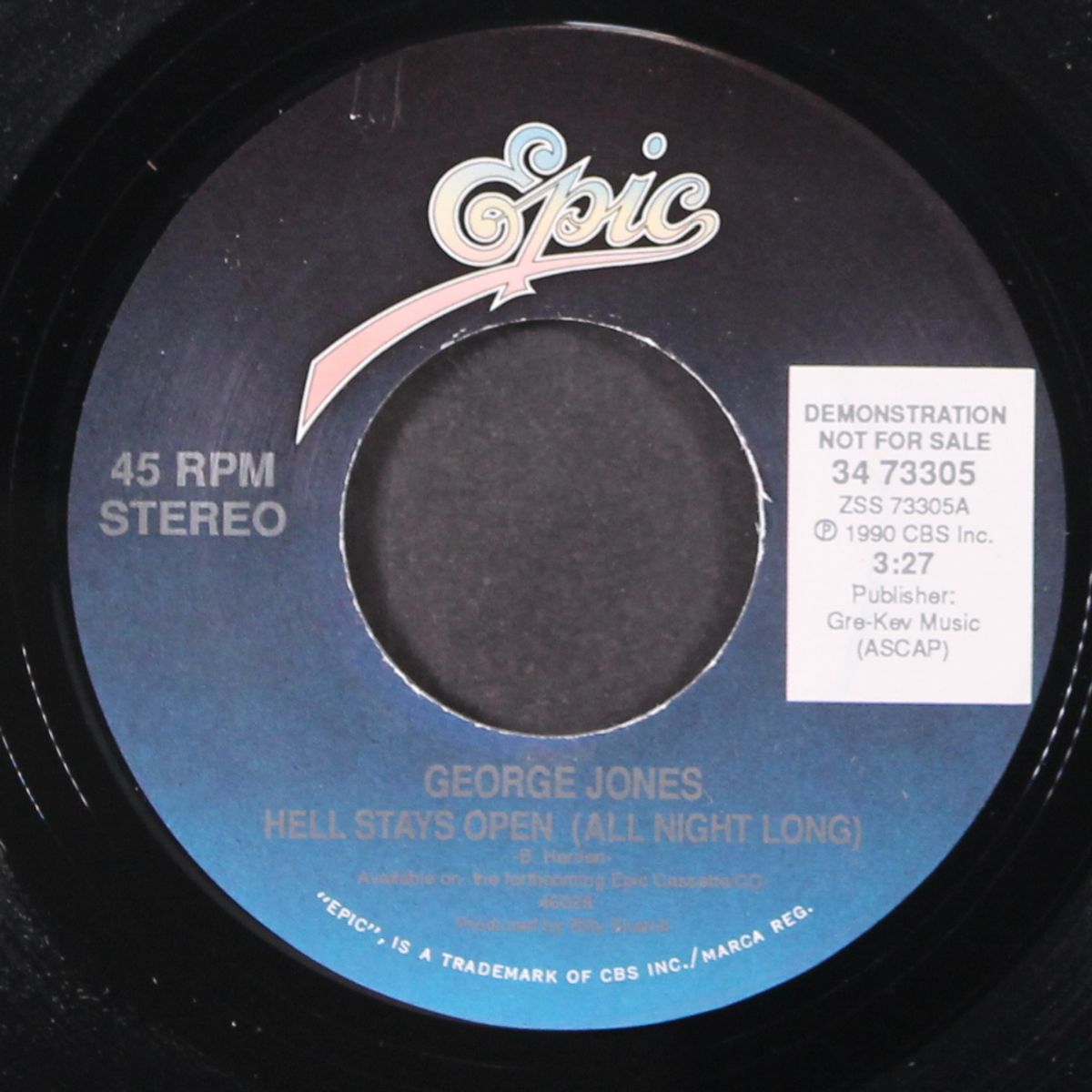 hell stays open (all night long) by GEORGE JONES