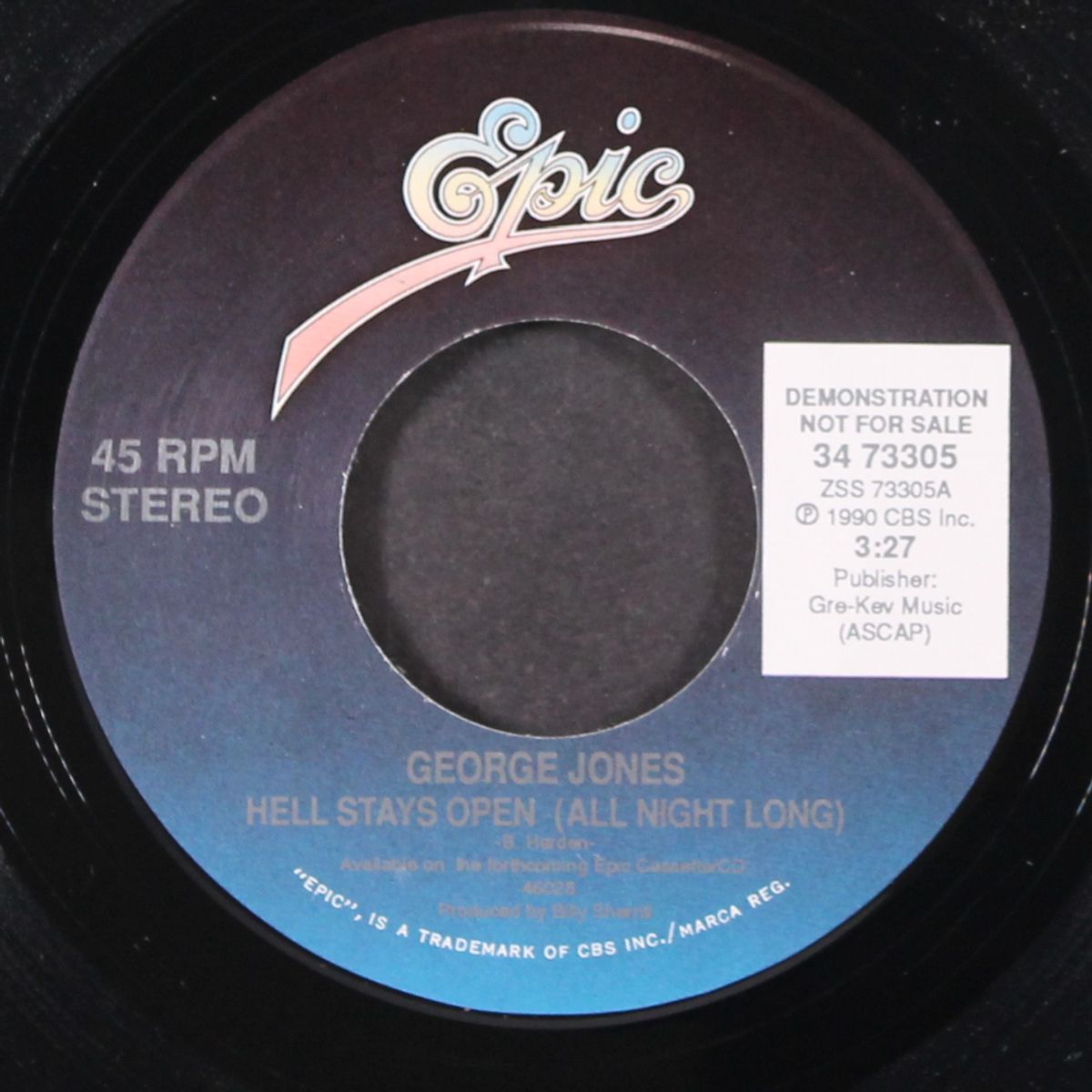 hell stays open (all night long) by GEORGE JONES